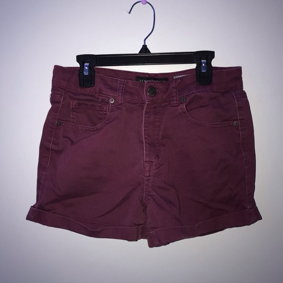 Aeropostale Pants - Sale! ASU AEROPOSTALE Maroon/Burgundy Jean Shorts size 4